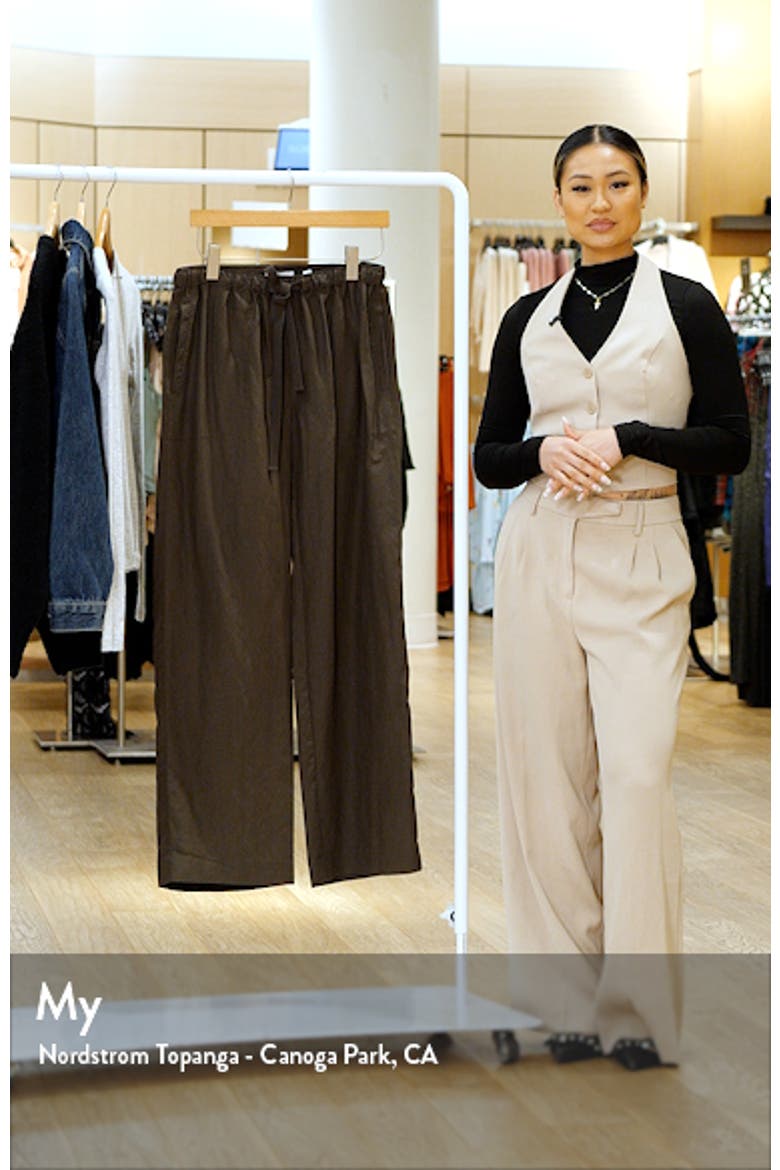 Drawstring Utility Pants video