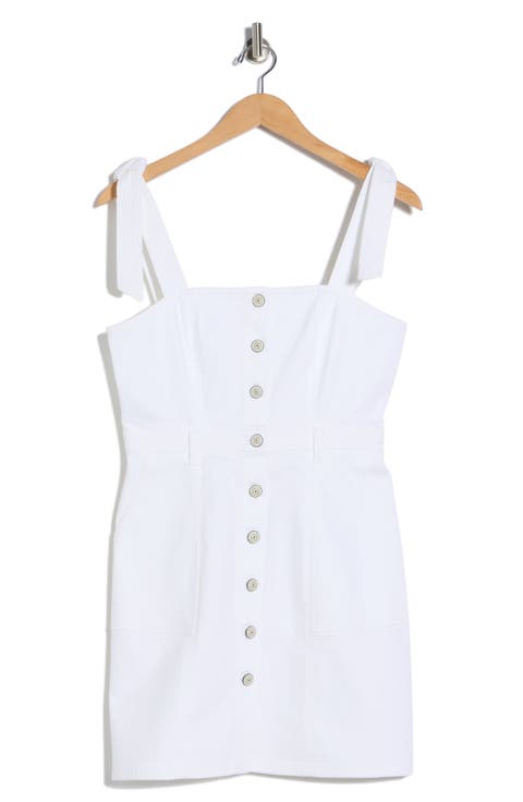 Shayla Tie Strap Denim Minidress