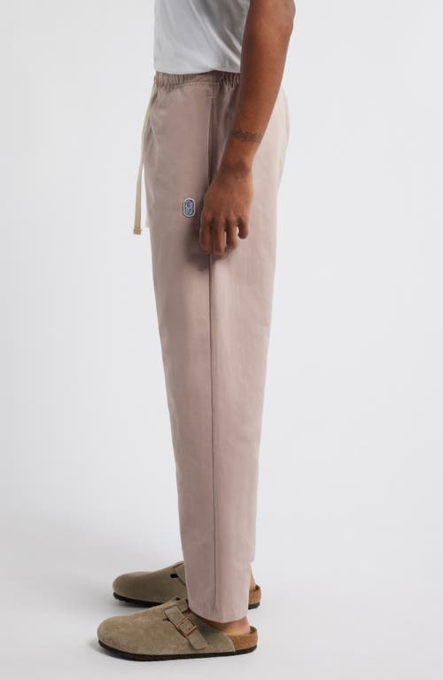 Standard Issue Pd Cotton Blend Drawstring Slacker Pants In Antler