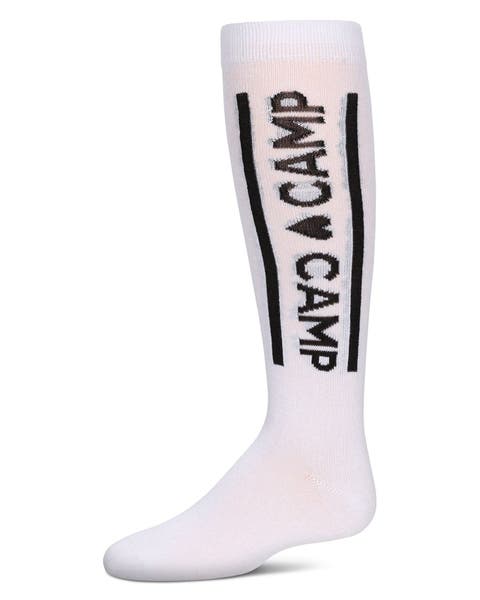 Camp Love Knee High Socks