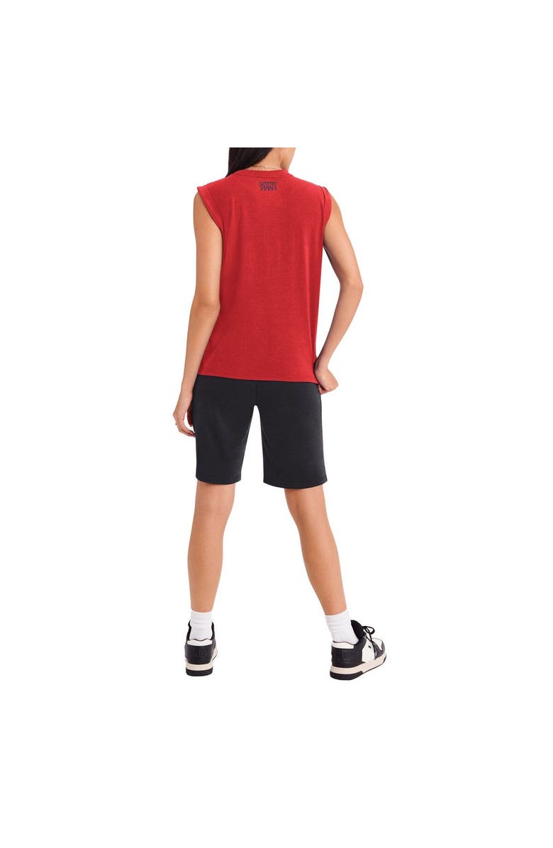 DKNY SPORT Women's DKNY Sport Red Los Angeles Angels Madison Tri-Blend Tank Top, Alternate, color, Red