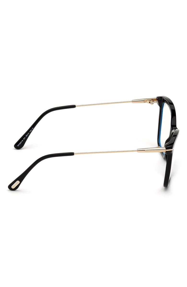 TOM FORD 56mm Blue Light Blocking Glasses, Alternate, color, 