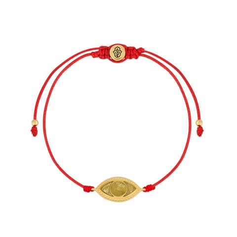 Spirit's Innovation Evil Eye Peridot Red String Bracelet