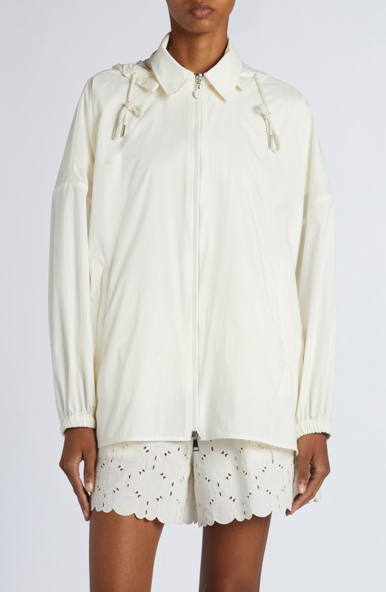 Moncler Hooded Shirt Jacket, Main, color, 