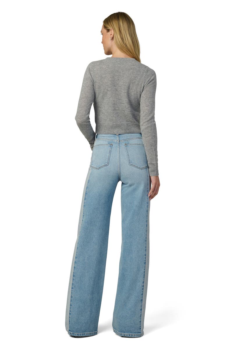 Joe
s Jeans The Mia Pieced Two-Tone High Waist Wide Leg Jeans, Alternate, color, Patience