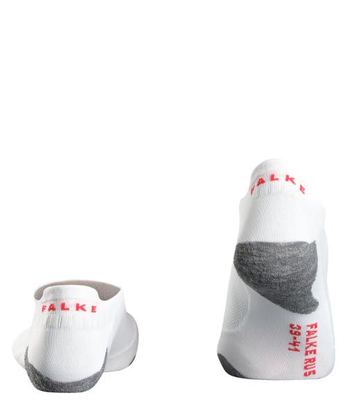 Falke Ru5 Race Invisible Running Socks In White