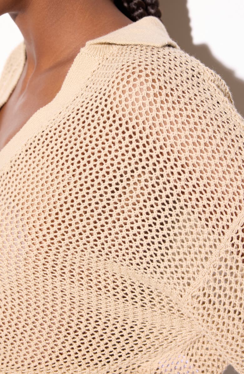 Spiritual Gangster Mona Crochet Top, Alternate, color,