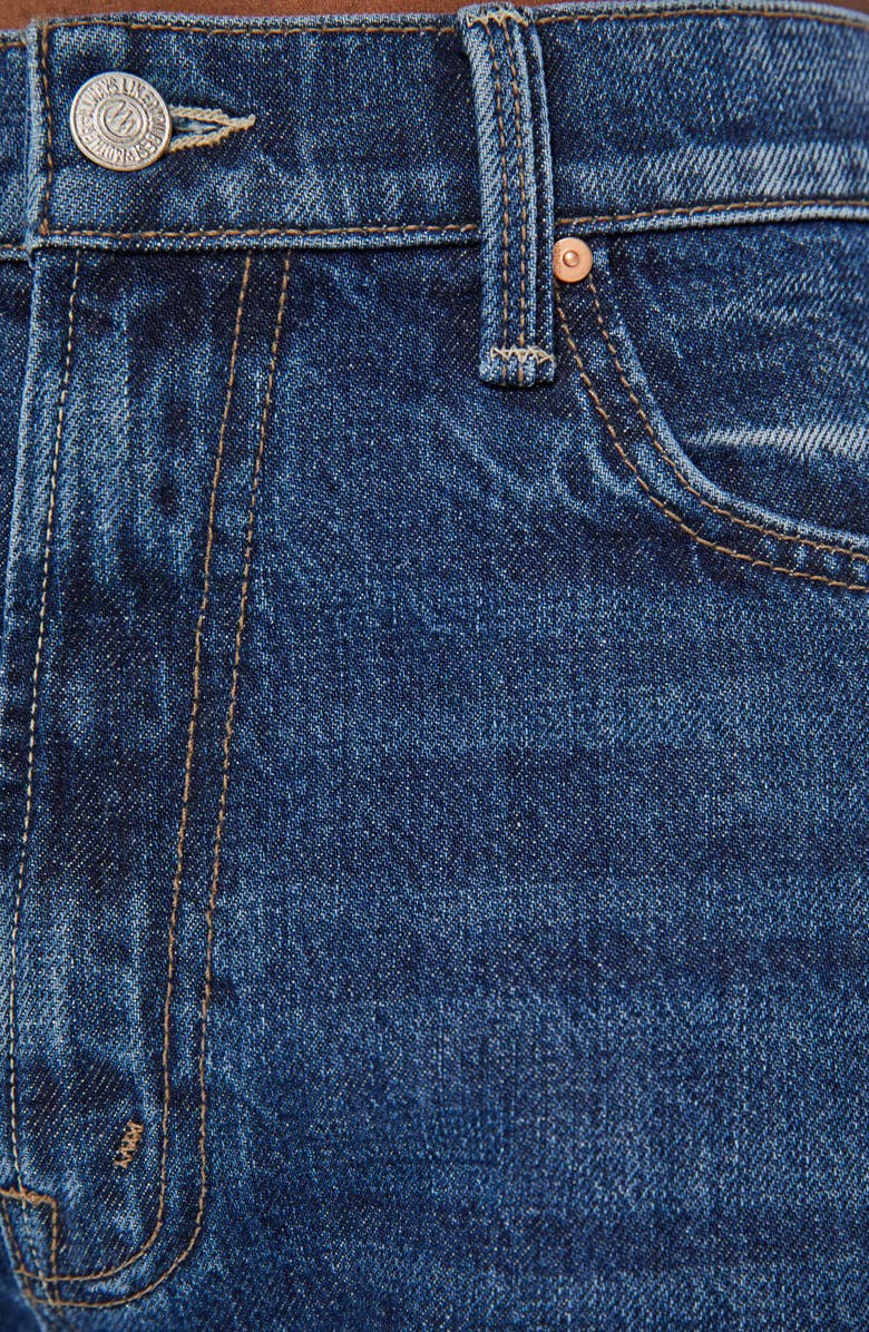 MOTHER The Ditcher Zip Flood Straight Leg Jeans, Alternate, color,