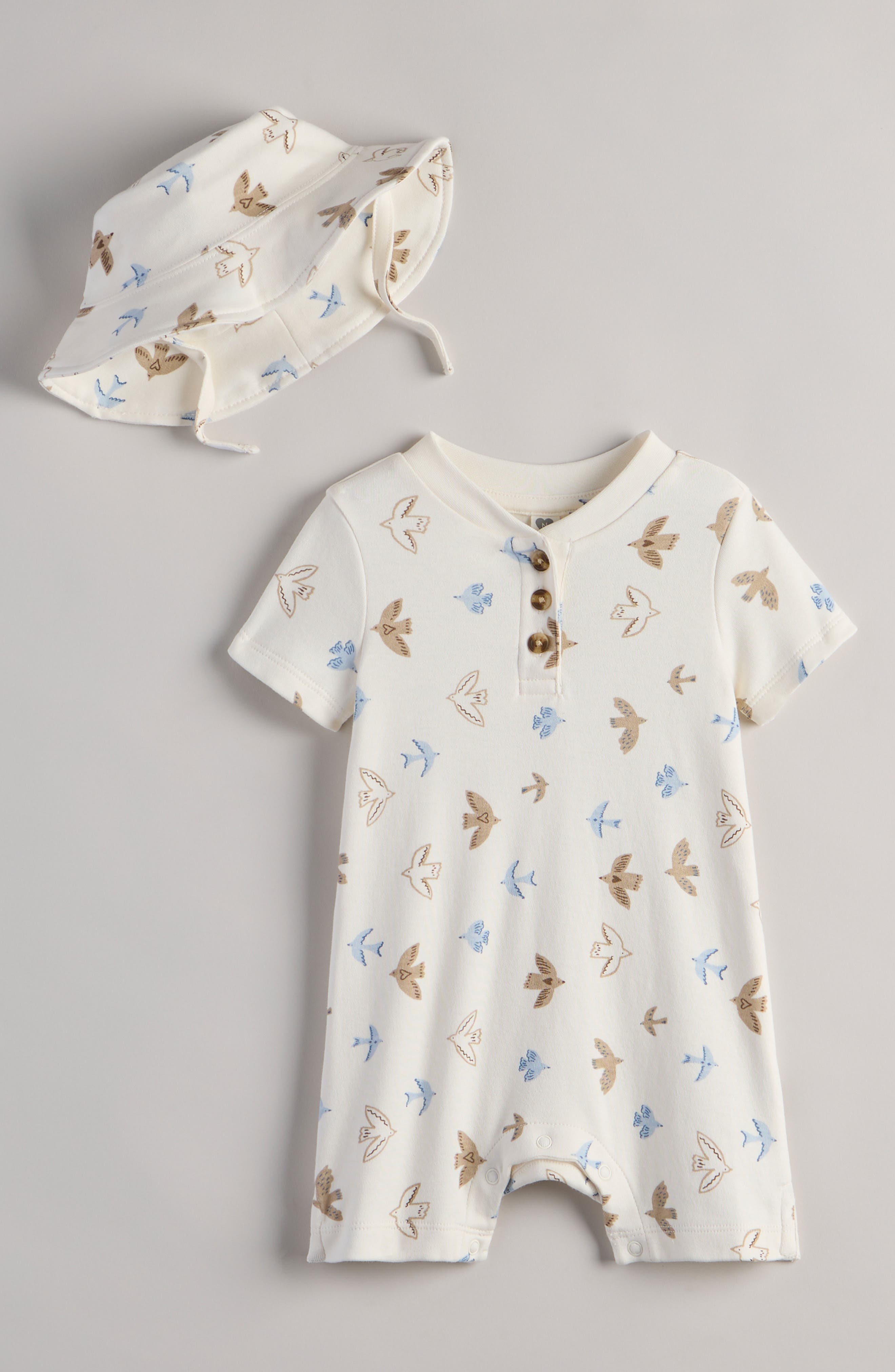 selected IVORY- TAN HEART BIRDS