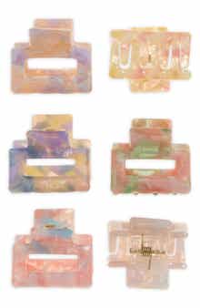 Tasha Assorted 6-Pack Claw Clips
