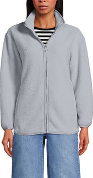 Lands' End Cozy High Pile Full Zip Fleece Jacket