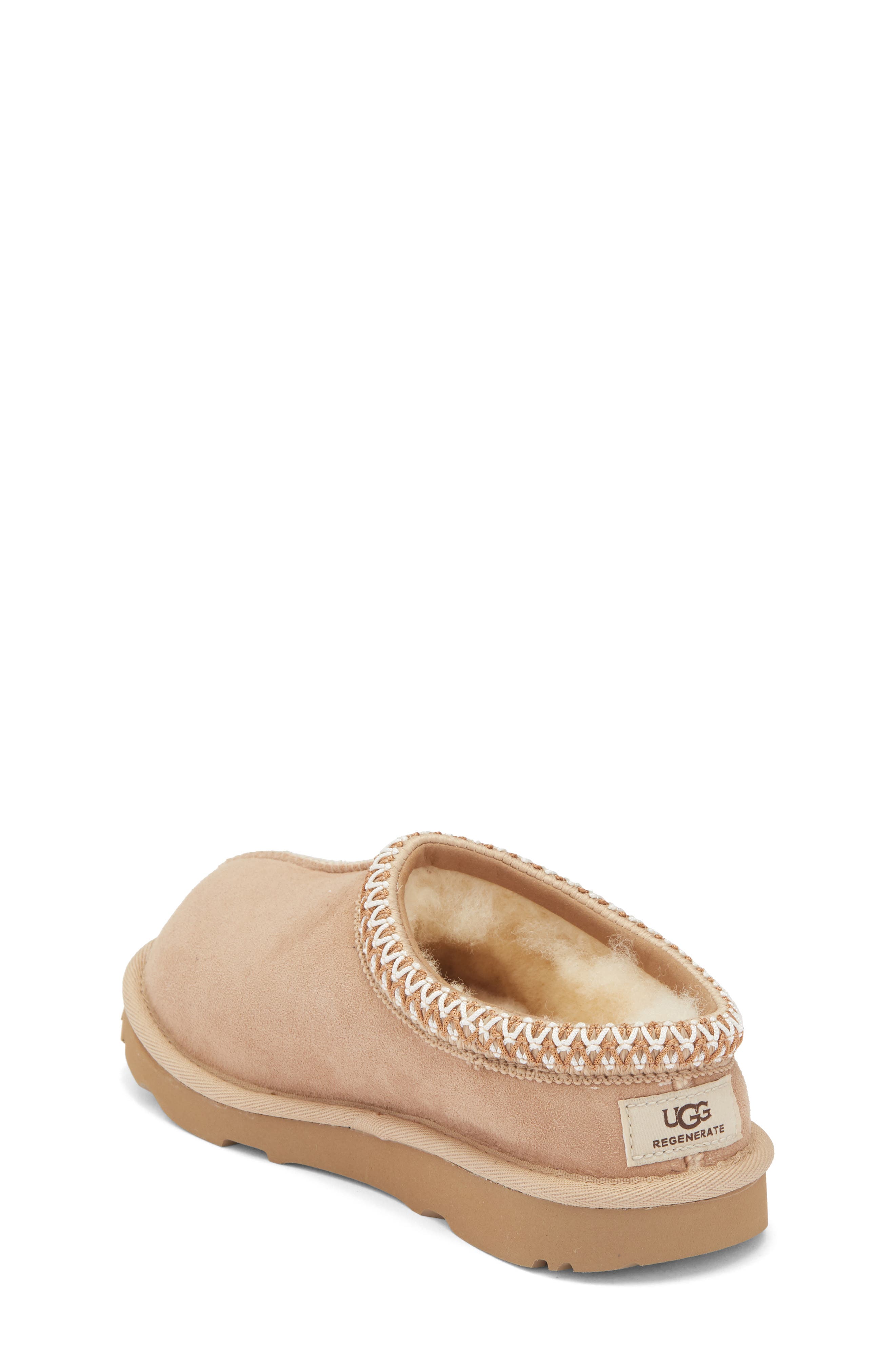 Kids' Tasman Regenerate Genuine Shearling Lined Slipper, Alternate, color, SAND / WHITECAP