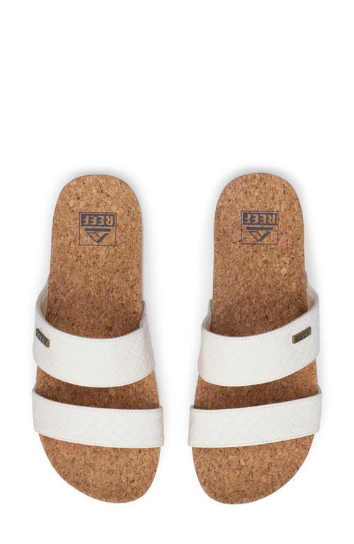 Reef Cushion Vista Hi Slide Sandal In Vintage Wicker