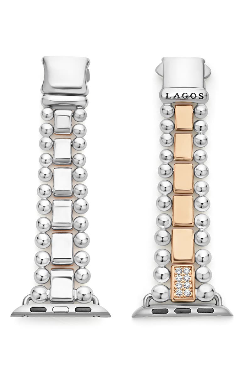 LAGOS Smart Caviar Diamond Apple Watch<sup>®</sup> Watchband, Main, color,