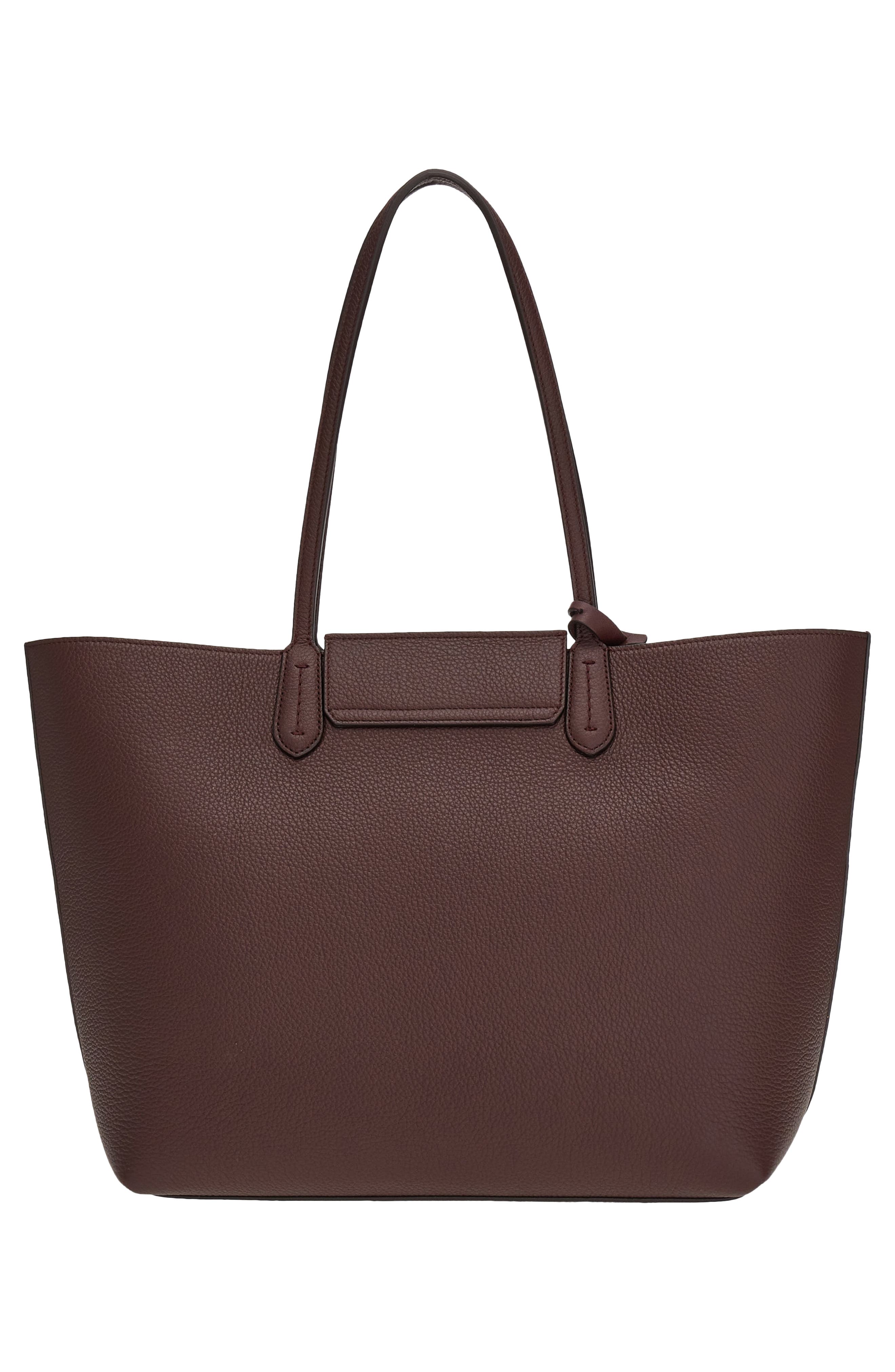 FERRAGAMO Travel Leather Tote, Alternate, color, 