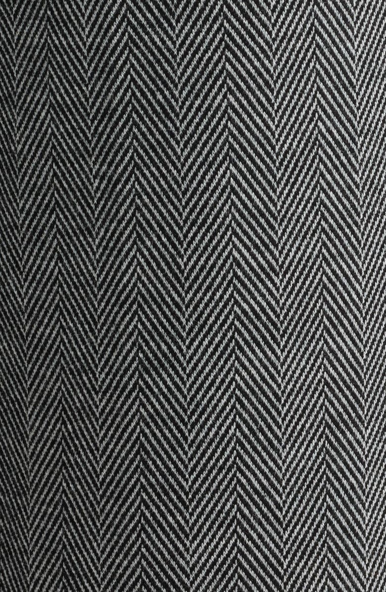 Anne Klein Herringbone Blazer, Skirt & Pants Set, Alternate, color, Anne Black Combo