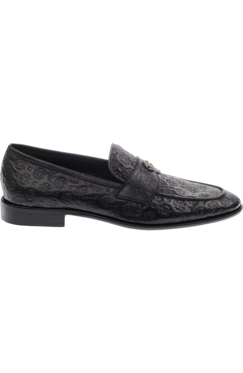 Roberto Cavalli Embossed Loafer, Alternate, color,