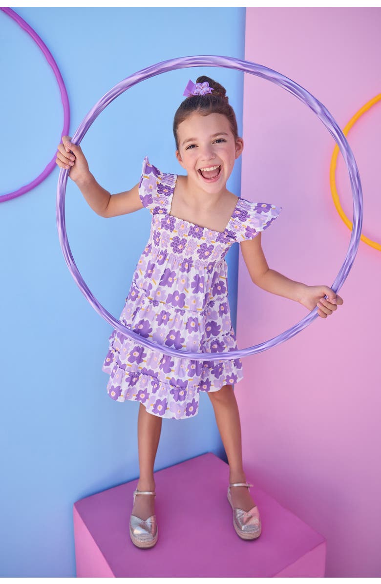 BISBY Kids' Twirl Dress, Alternate, color, Piccadilly Purple