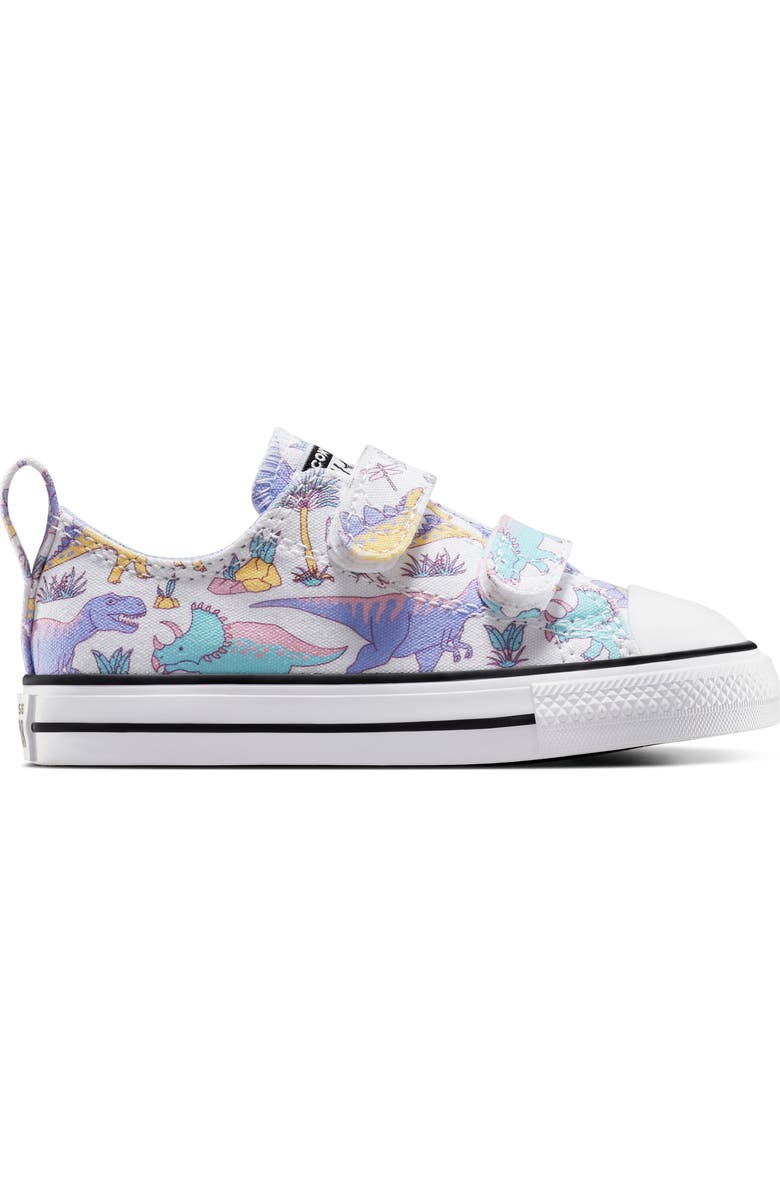 Converse Kids' Chuck Taylor<sup>®</sup> All Star<sup>®</sup> 2V Oxford Sneaker, Alternate, color, White/ Violet/ Topaz Gold