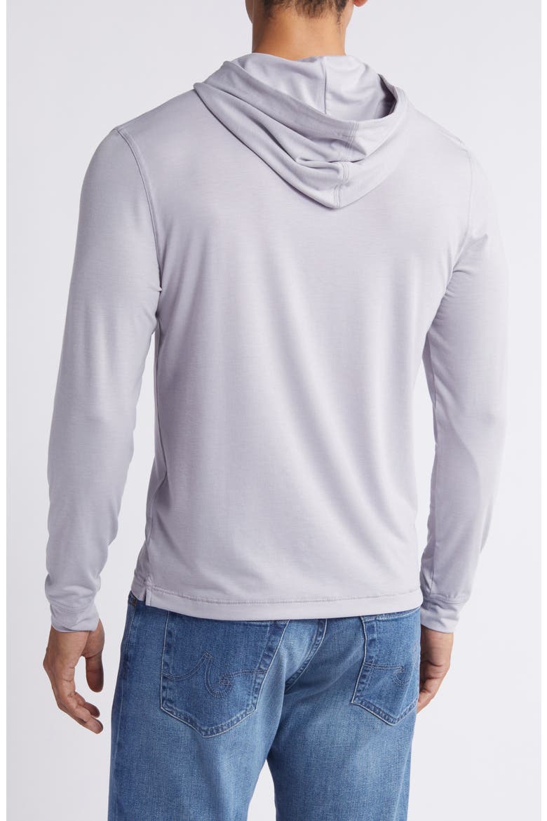 Nicklaus Performance Quarter Zip Hoodie, Alternate, color, SEAL