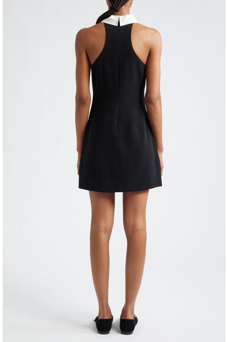 Kira Racerback Minidress, Alternate, color, BLACK/ IVORY