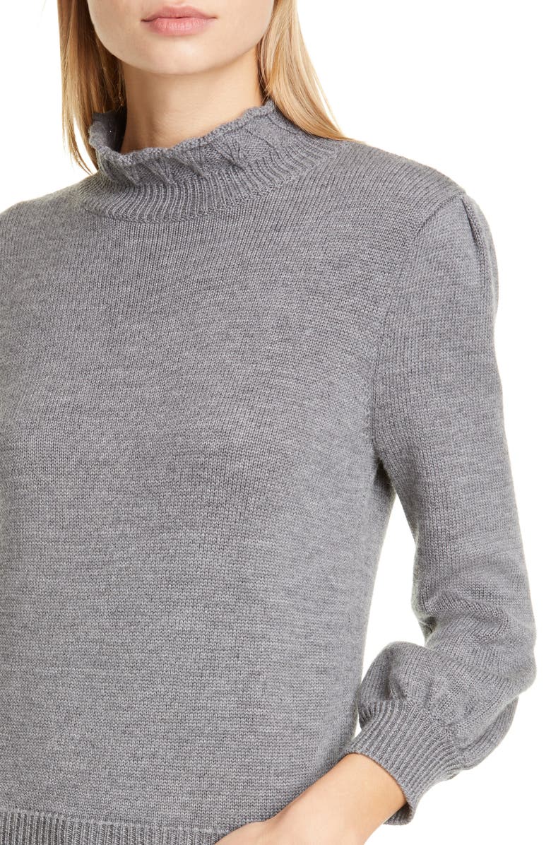CO Essentials High Collar Wool Sweater, Alternate, color, 