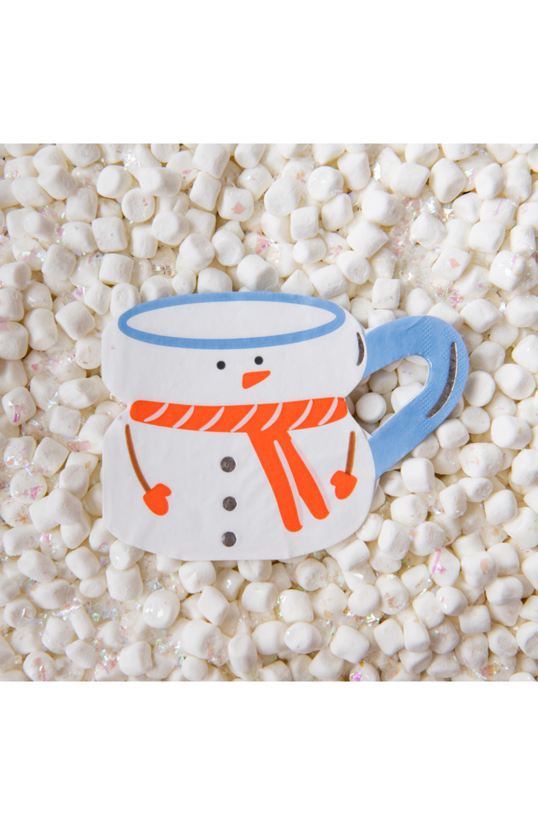 Daydream Society Baking Spirits Bright Snowman Mug Christmas Large Napkins, Alternate, color, Assorted Pre-Pack