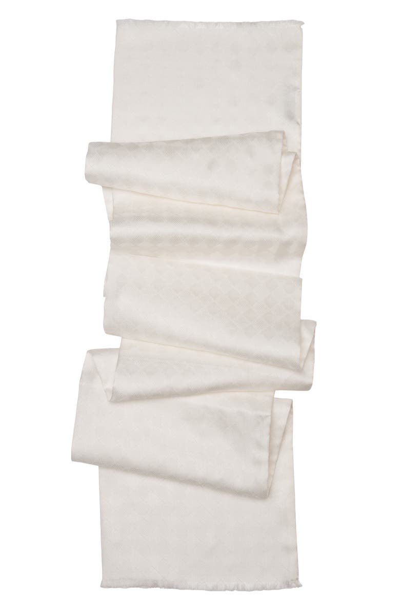 Elizabetta Verdi - Silk Opera Scarf for Men, Alternate, color, White