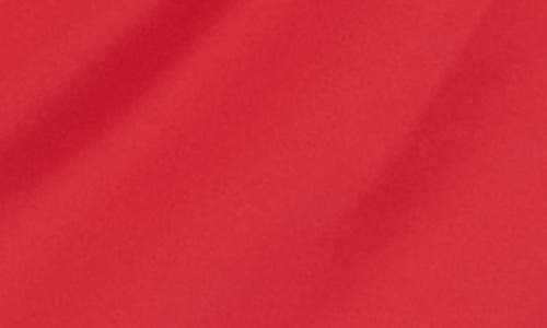 Badgley Mischka Collection Strapless Pleat Detail Sheath Gown In Deep Red