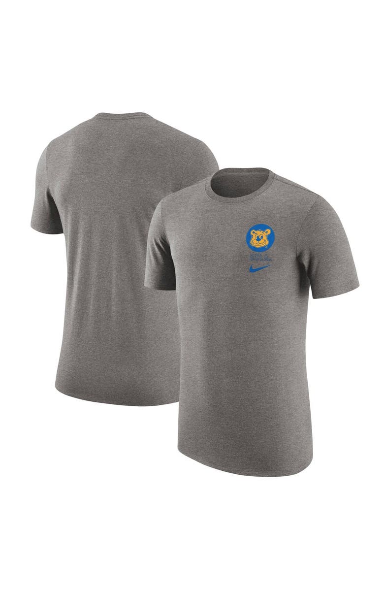 Nike Men's Nike Heather Gray UCLA Bruins Retro Tri-Blend T-Shirt, Main, color,