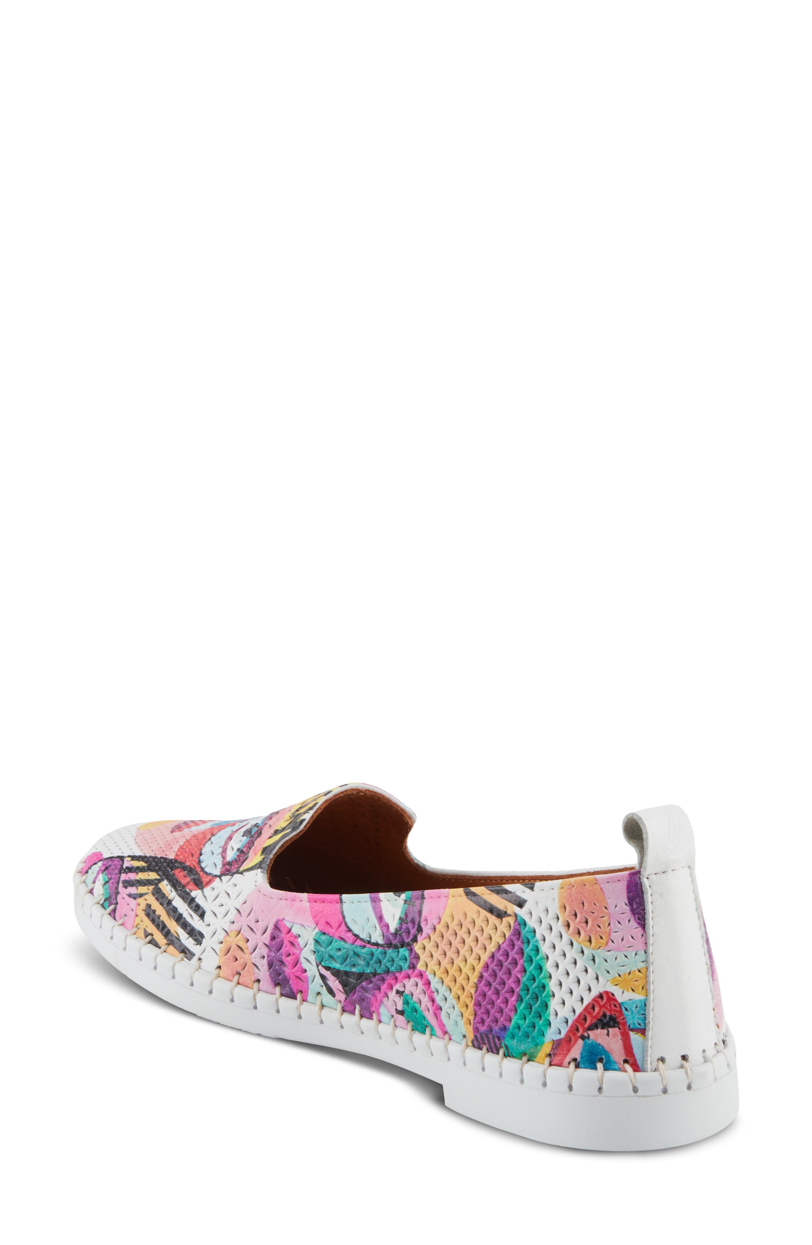 Spring Step Carraway Slip-On Sneaker, Alternate, color, White Multi