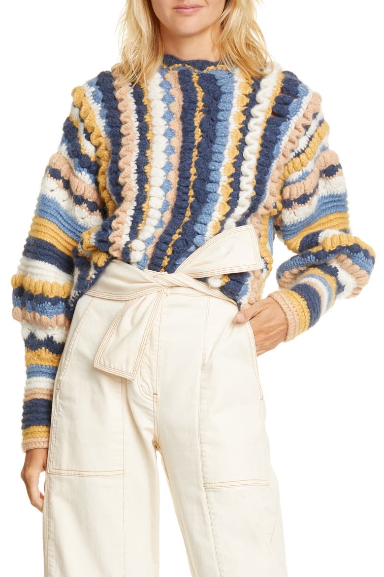 Agostina Alpaca Blend Sweater, Main, color, LTI MULTI