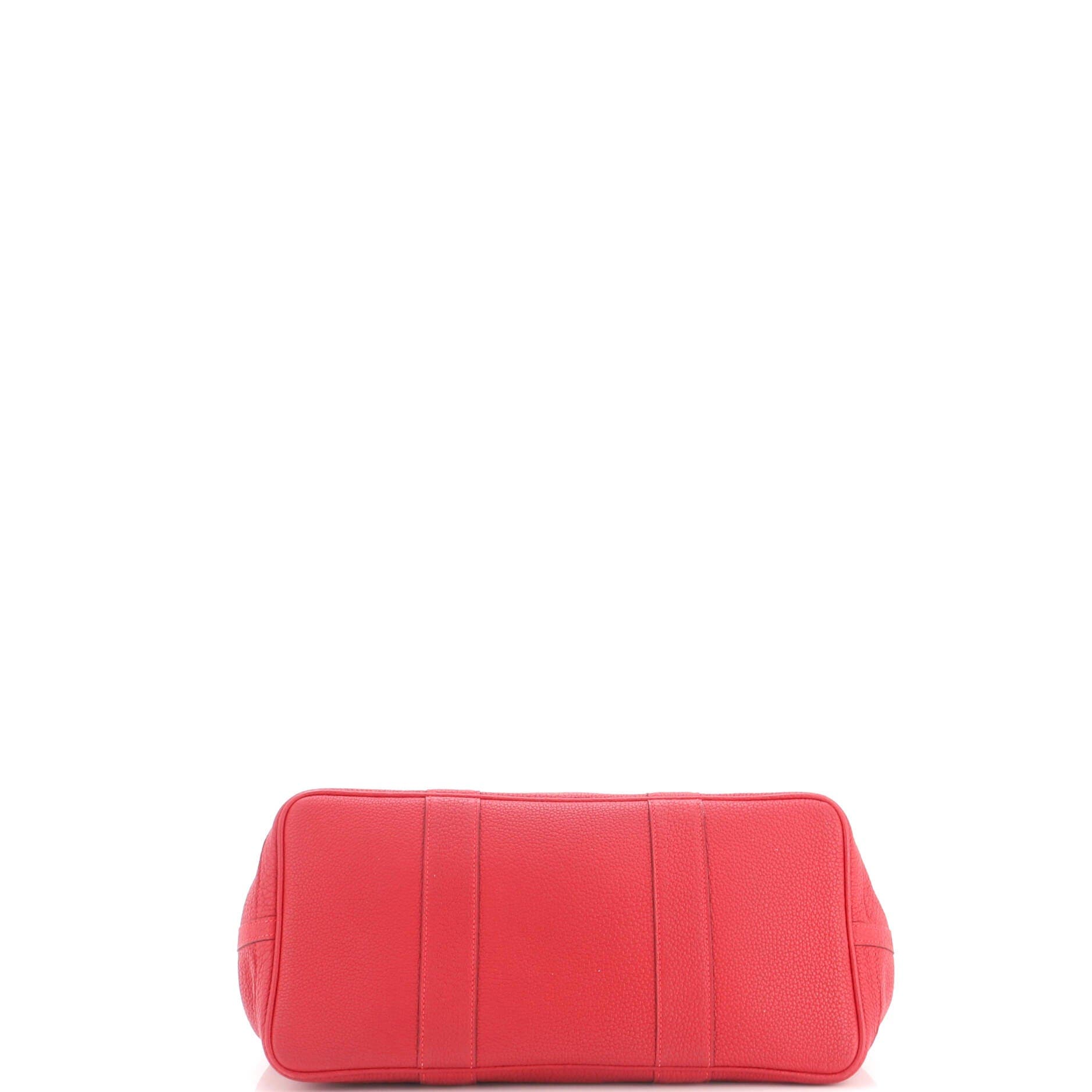 Garden Party Tote Leather 36, Alternate, color, Red