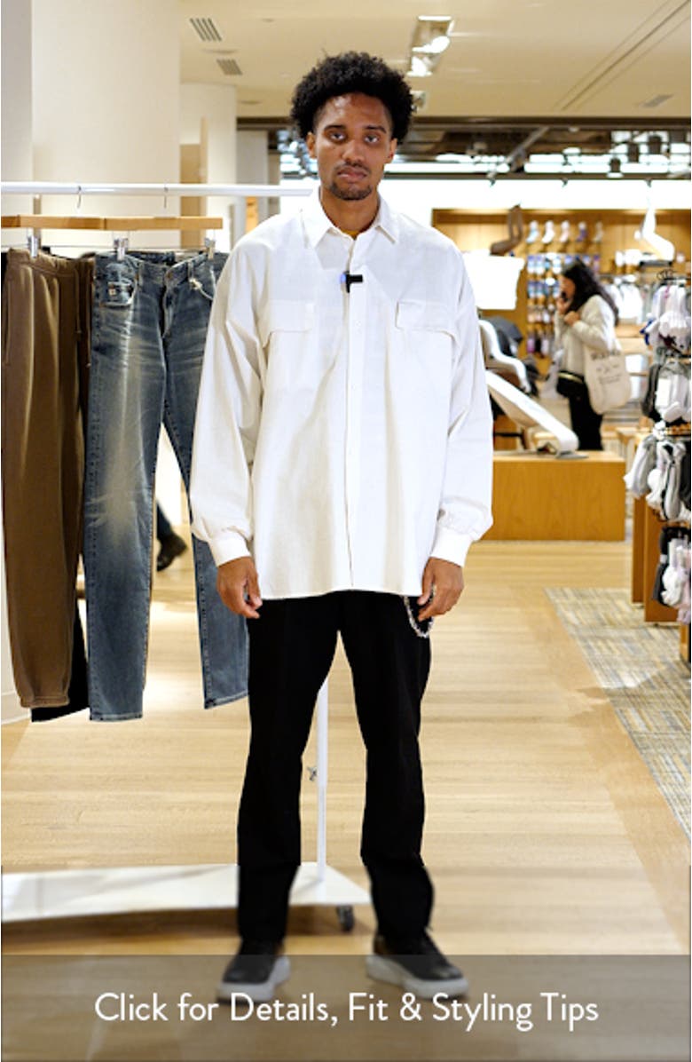 Oversize Oxford Button-Up Shirt, sales video thumbnail