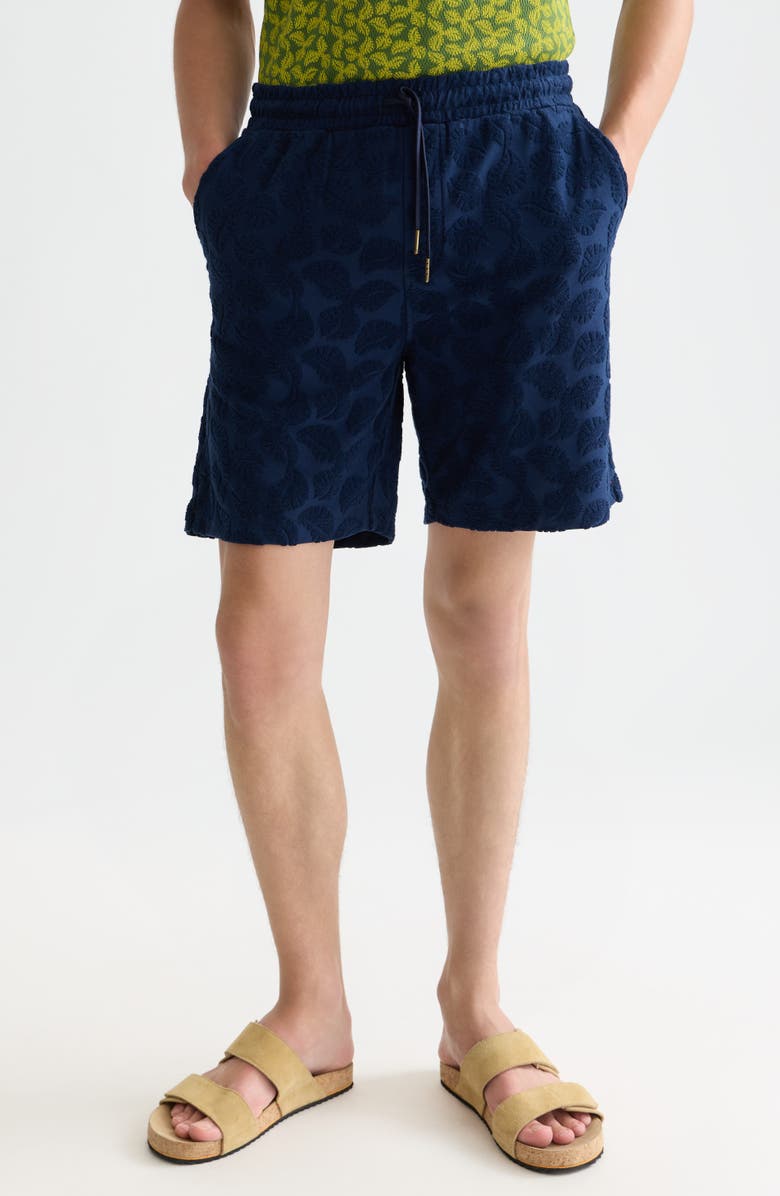 Scotch & Soda Jacquard Bermuda Shorts, Main, color, 