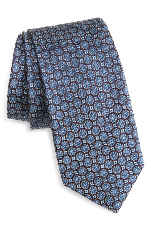 Ewine Medallion Silk Tie