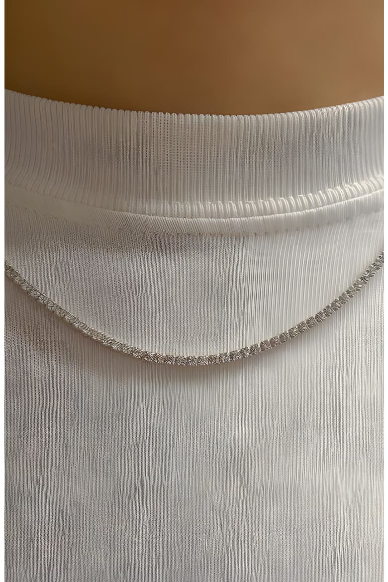 The Thin Tennis Necklace, Alternate, color, SILVER