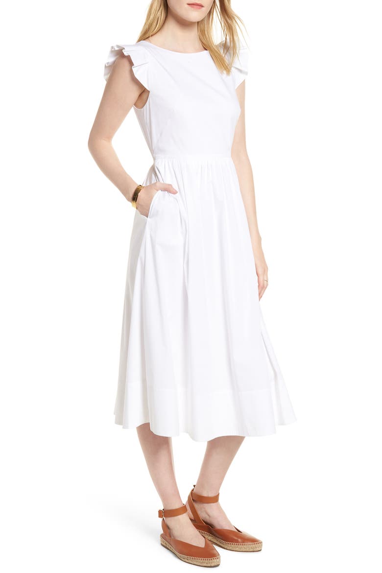 Ruffle Fit & Flare Midi Dress video