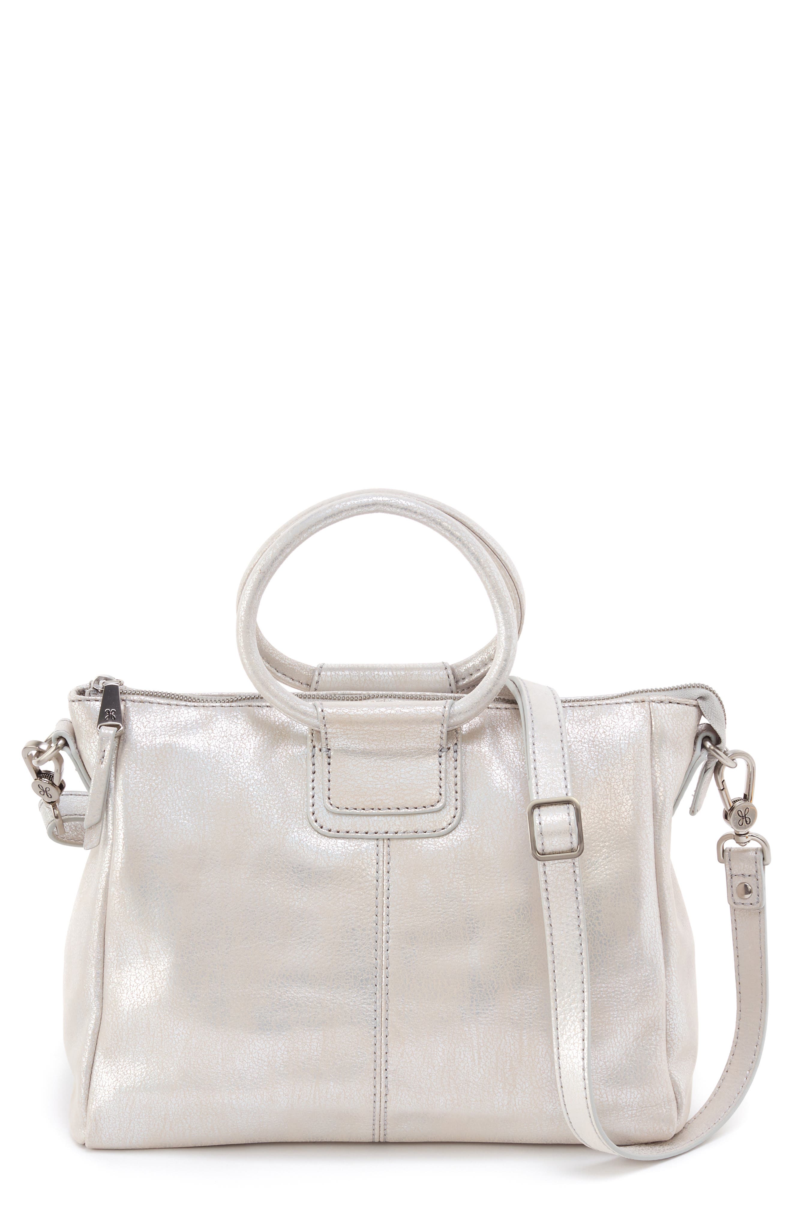HOBO Sheila Medium Satchel, Main, color, Silver