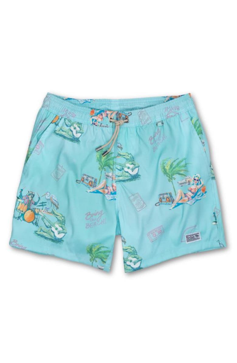 Baja Llama 502s - STRETCH SWIMSUIT, Main, color, Green