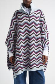 Missoni Zigzag Sequin Poncho