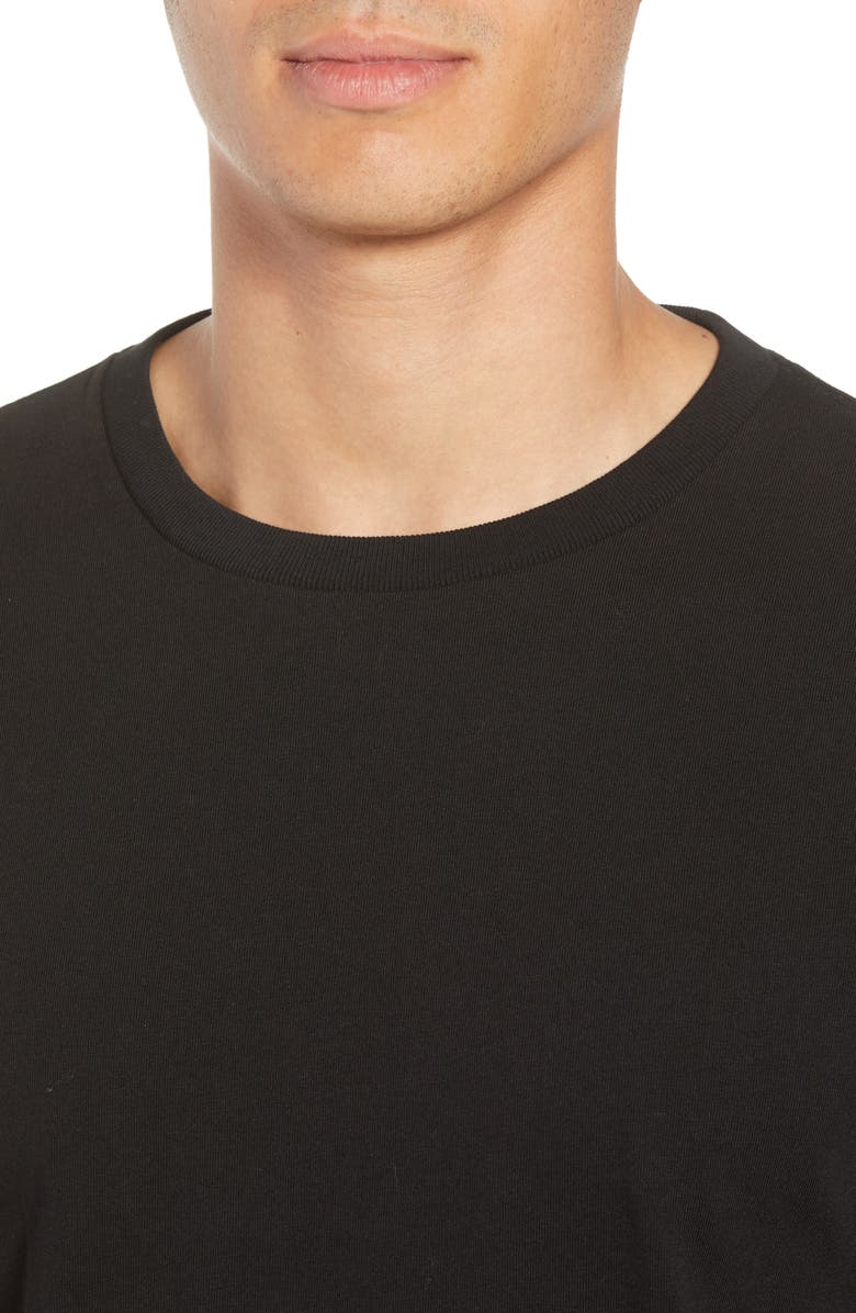 FRAME Heavyweight Classic Fit Cotton T-Shirt, Alternate, color, Noir