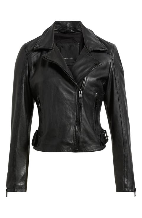 Bita Leather Moto Jacket