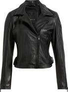 MAURITIUS Bita Leather Moto Jacket