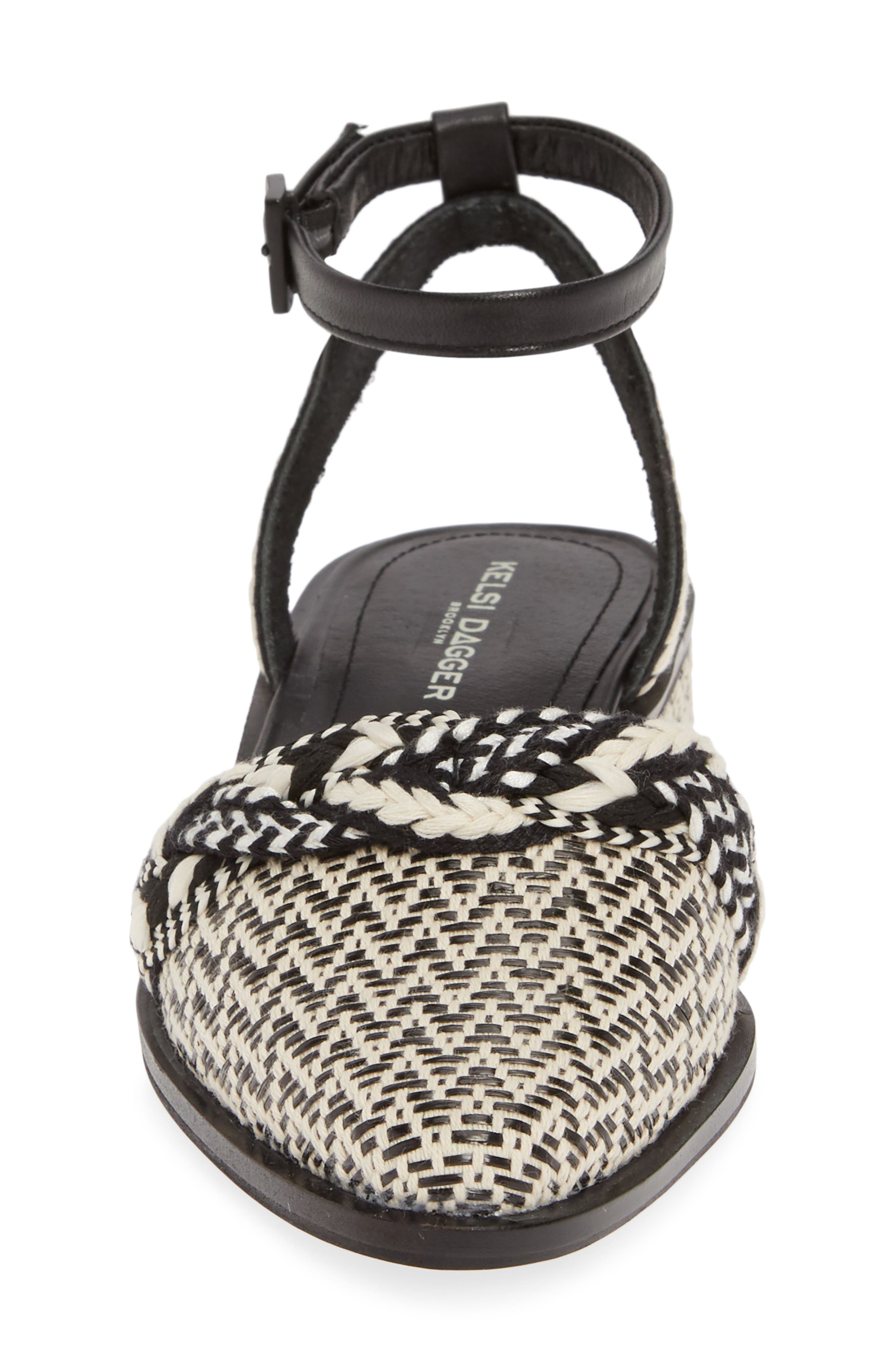 Kelsi Dagger Brooklyn Annalese Ankle Strap Flat, Alternate, color, 