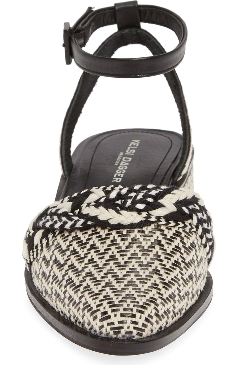 Kelsi Dagger Brooklyn Annalese Ankle Strap Flat, Alternate, color,