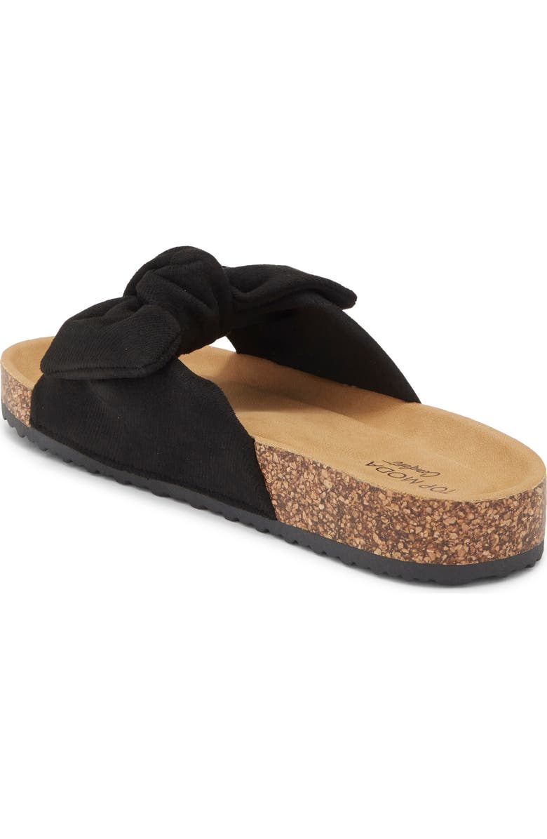 TOP MODA Cory Slide Sandal, Alternate, color, Black Denim