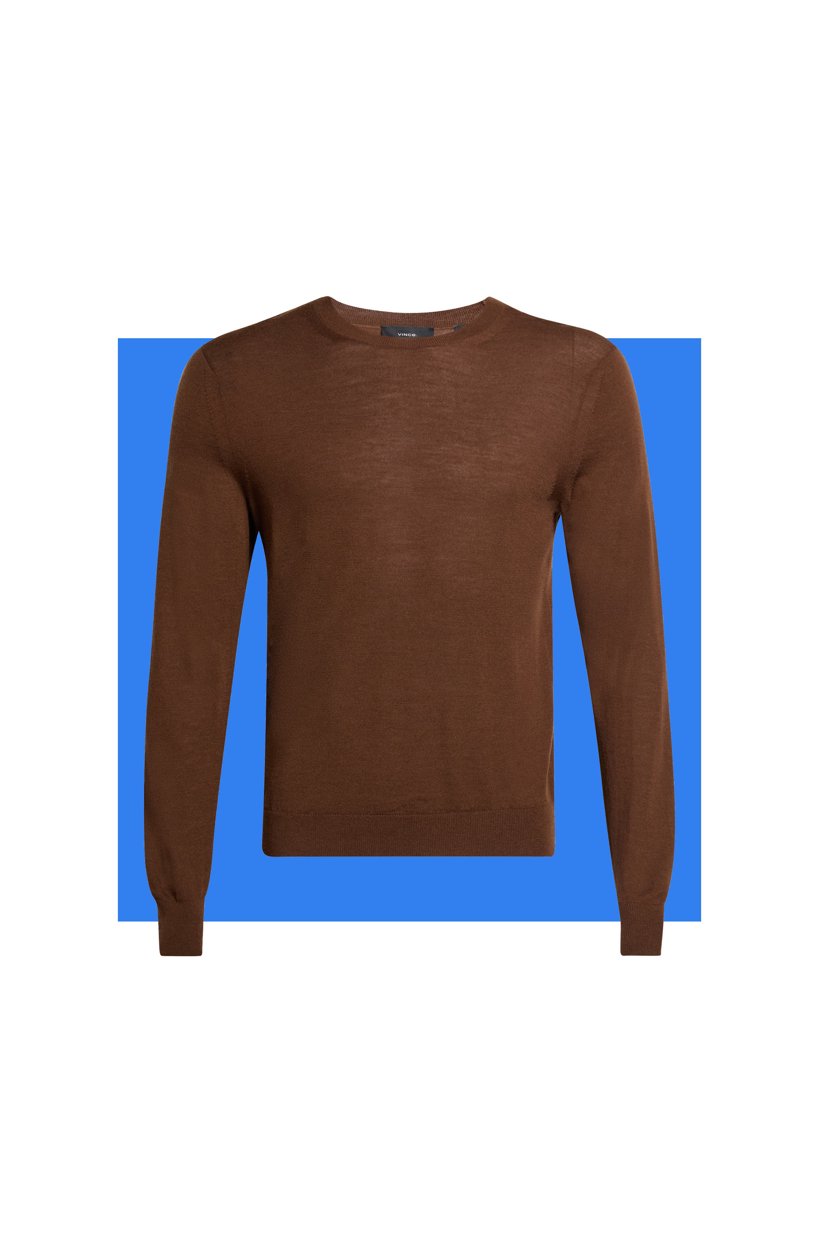 Crew Neck Merino Wool Sweater