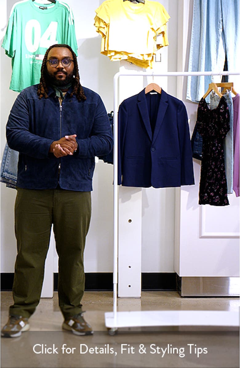 Kids' Navy Knit Sport Coat, sales video thumbnail