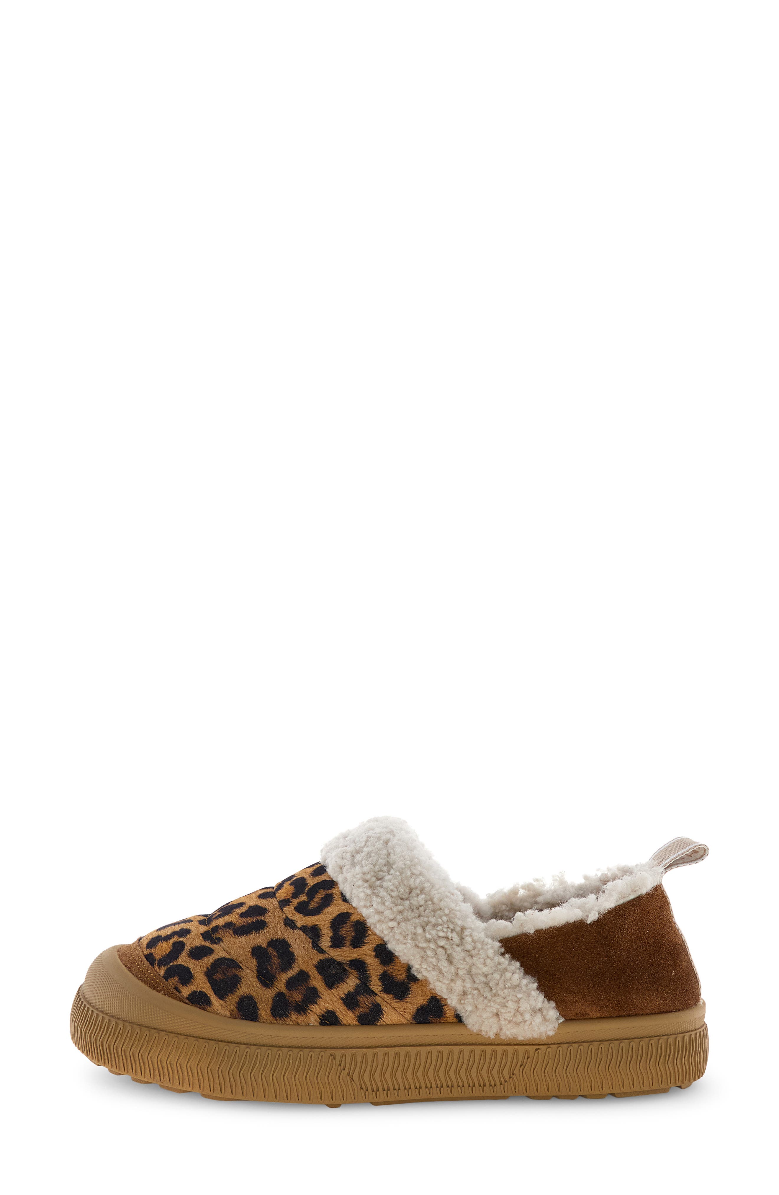 Voile Blanche Pan Genuine Shearling Loafer, Alternate, color, Brown